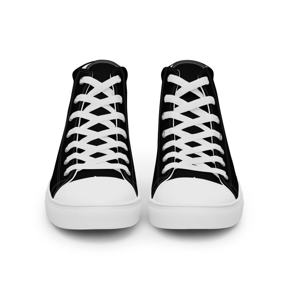 Men’s high top canvas shoes