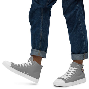 Men’s high top canvas shoes