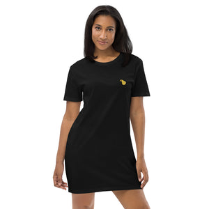 Organic cotton t-shirt dress 4 colors