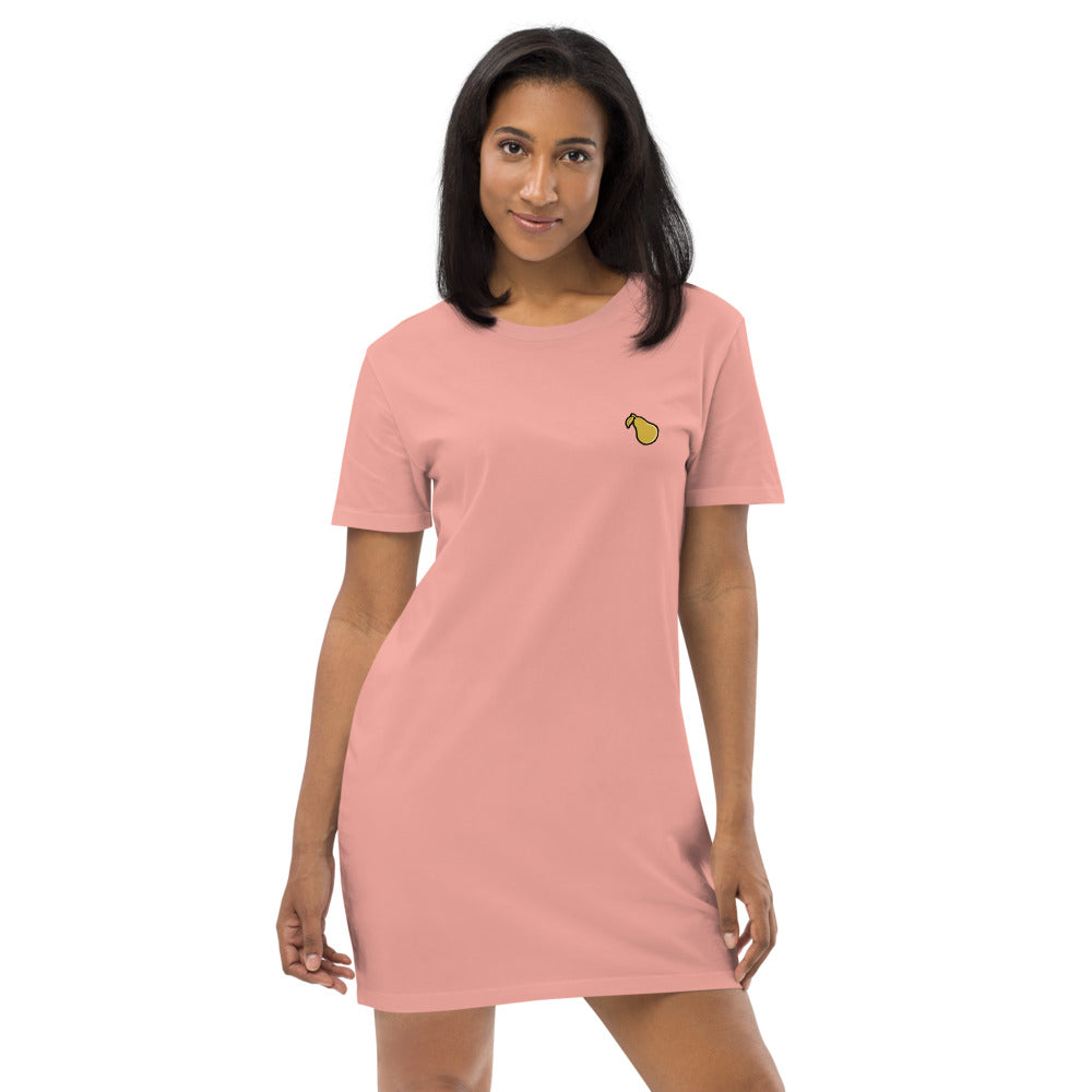 Organic cotton t-shirt dress 4 colors