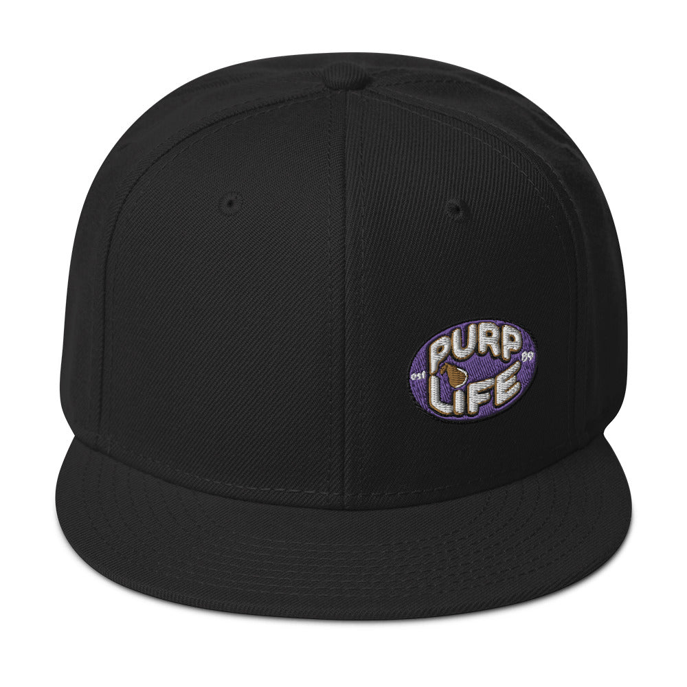 Purp Life Snapback Hat