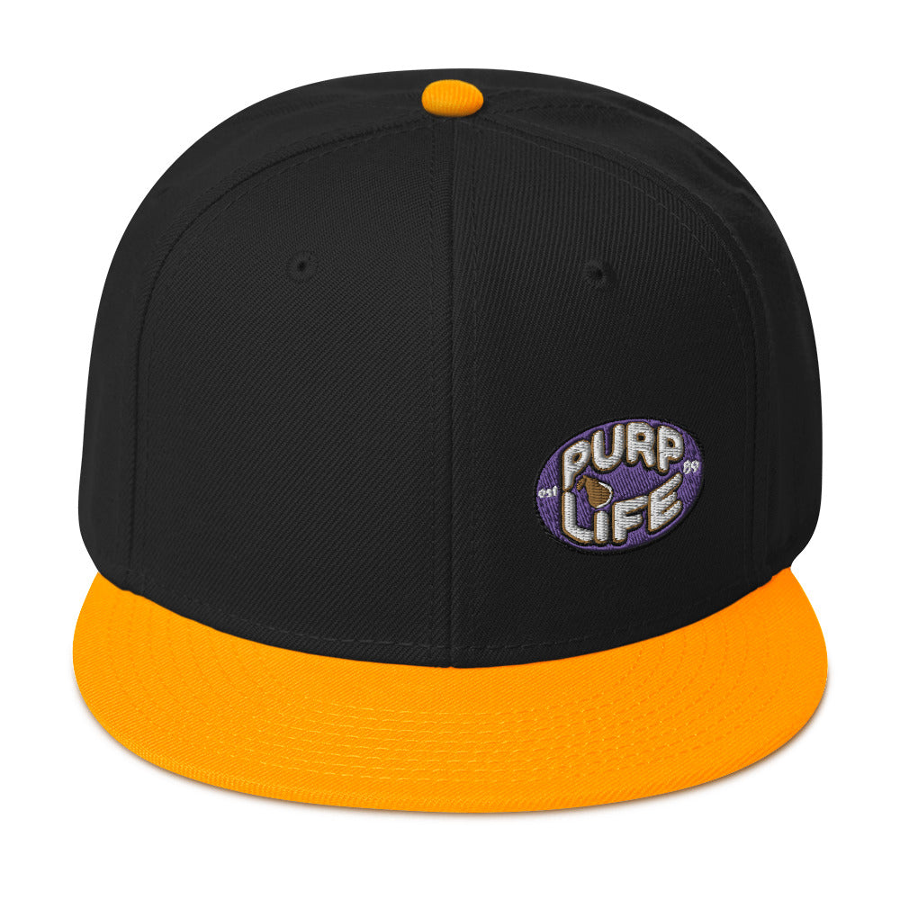 Purp Life Snapback Hat