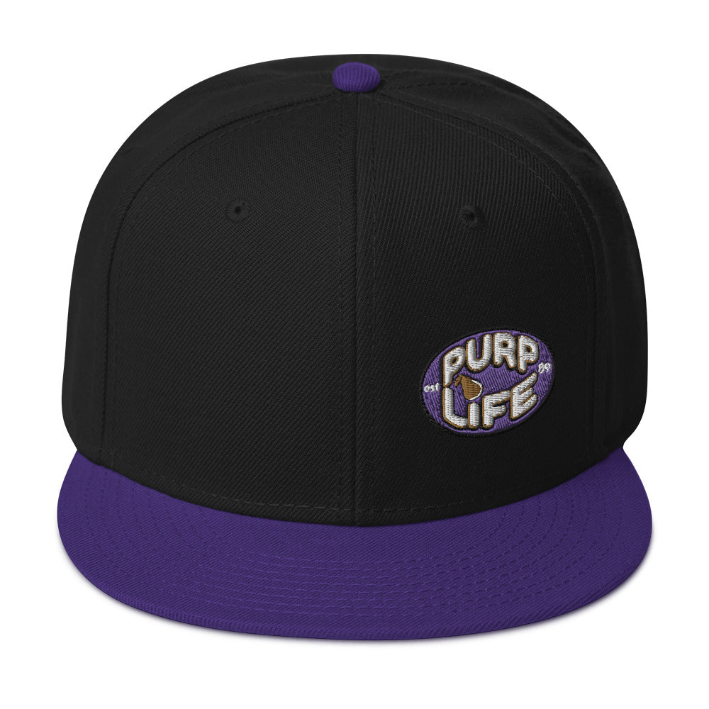 Purp Life Snapback Hat